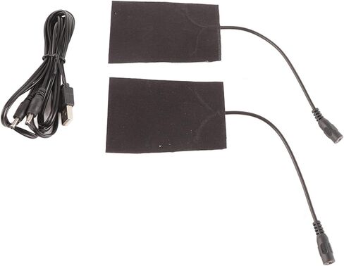 Electric Heating Pad, 2 in 1 5V 5A Carbon Fiber USB Rechargeable Heating Pad Electric Heater Hand Neck Warmer Body Heating Pad in Saudi Arabia