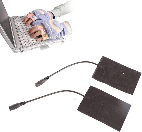 Electric Heating Pad, 2 in 1 5V 5A Carbon Fiber USB Rechargeable Heating Pad Electric Heater Hand Neck Warmer Body Heating Pad in Saudi Arabia