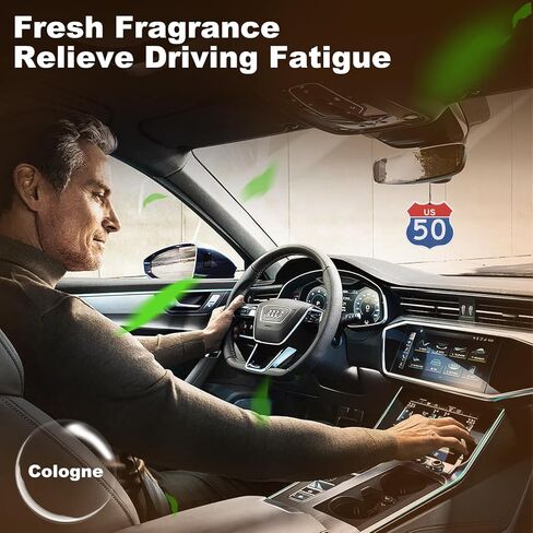 KOMAN Car Air Freshener,New Car Scent Air Fresheners,Hanging Paper Long Lasting Fragrance for Car,Home,Office, Venetian Scent (Pack of 12) in Kuwait