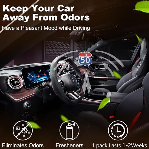 KOMAN Car Air Freshener,New Car Scent Air Fresheners,Hanging Paper Long Lasting Fragrance for Car,Home,Office, Venetian Scent (Pack of 12) in Kuwait