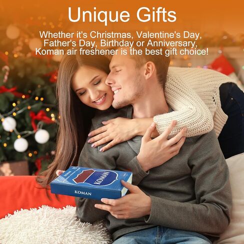 KOMAN Car Air Freshener,New Car Scent Air Fresheners,Hanging Paper Long Lasting Fragrance for Car,Home,Office, Venetian Scent (Pack of 12) in Kuwait