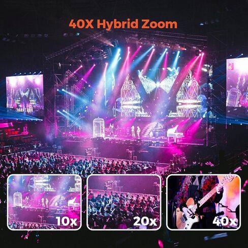 كاميرا البث المباشر اللاسلكية NearStream بدقة 2K، كاميرا StreamCam مع 8 ميكروفونات مدمجة لتقليل الضوضاء، تكبير بصري 10x، بطارية 8 ساعات، كاميرا ويب للبث عبر YouTube/Twitch/Facebook/Rtmp، والتحكم في التطبيق in Kuwait