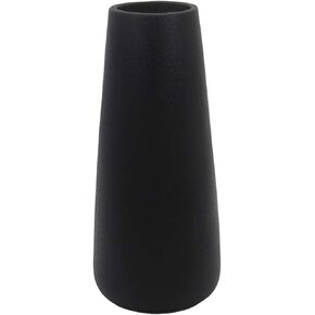 Gemseek 8 inch Navy Blue Ceramic Flower Vase, Deep Blue Cute Vase for Living Room Indoor Home Decor Table Centerpieces