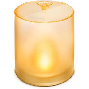 شمعة MPOWERD Luci: ضوء شمسي قابل للنفخ، احصل على راحة البال التي لا يمكن أن توفرها الشموع التقليدية، وميض شمعة كهرمانية متوهجة يدوم حتى 18 ساعة، لا حاجة إلى بطاريات، مقاومة للماء in Kuwait