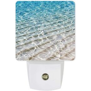 مصابيح LED ليلية بقابس لغرفة النوم، مصابيح ليلية شفافة للشاطئ، مصابيح ليلية بمياه البحر يمكن توصيلها بالحائط مع مستشعرات اضاءة، ديكور غرفة الاطفال الاولاد والبنات in Kuwait