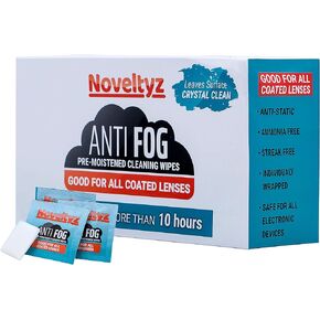 مناديل مبللة مضادة للضباب لتنظيف عدسات النظارات، مبللة مسبقًا، 100 قطعة قماش مغلفة بشكل فردي يمكن مسحها لتنظيف النظارات الشمسية وشراشف الإلكترونيات وشاشات الكمبيوتر وعدسات الكاميرا والمناديل المبللة in Kuwait