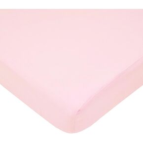 ملاءة سرير صغيرة مصنوعة من القطن الطبيعي بنسبة 100% من تي ال كير، لون أكوا، ناعمة قابلة للتنفس، للأولاد والبنات in Kuwait