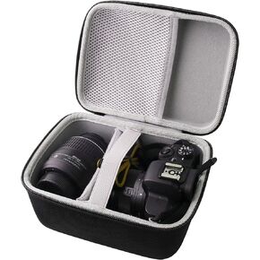 Hard EVA Carrying Case Compatible with Panasonic Lumix GX85 12-32mm Lens/G7 4K 14-42mm Lens/Sony Alpha a6400 16-50mm Lens/a6700/a6100 Lens Camera case.(small) in Saudi Arabia