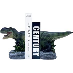 Tyrannosaurus Rex Dinosaur Bookends Home Decorative Resin Bookshelf,Paper Weights, Book Ends,Bookend Supports, Book Stoppers, Set of 2 in Kuwait