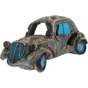 Mipcase Landscaping Hideaway Aquarium Landscape Tank Fish Shrimp Decoration Ornament Grey Hut Caves Decor Hideout Hide Ornaments Automobile Coral Resin Aquatic Betta Accessories Cave in Saudi Arabia