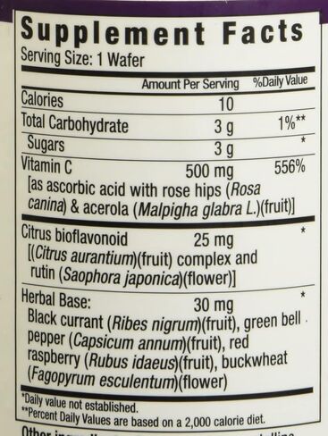 NutritionWorks Vitamin C Chewable, Supports Immune System, Potent Antioxidants, 50 Servings in Saudi Arabia