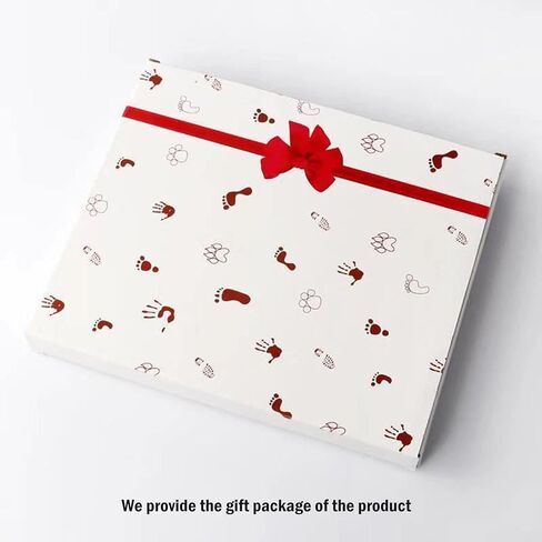 طقم يد وبصمة قدم الطفل من LISJIAOS، طقم بصمة يد الطفل، بحث في سجل الطفل، هدية طفل رضيع، هدية طفلة، مجموعة تذكارية لبصمة يد الطفل، هدايا استحمام جديدة للأولاد، هدايا للأم الجديدة- in Kuwait