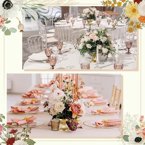 24 Pcs Gold Vases for Table Centerpieces Metal Compote Pedestal Vase Wedding Flower Arrangement Pots Floral Container Bulk ​for Wedding Birthday Party Anniversary Event Decor in Kuwait