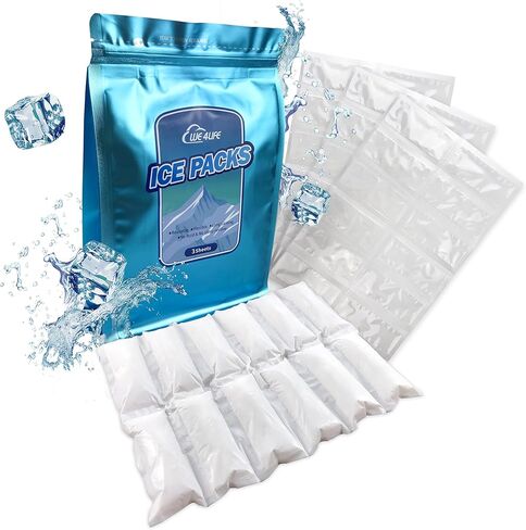 حزم الثلج WE 4Life للشحن والمبردات، وحزم الثلج الجاف لشحن الأطعمة المجمدة، وحزمة الفريزر الباردة القابلة لإعادة الاستخدام لأكياس الغداء، وأوراق حزمة الثلج المرنة، وبطانية الثلج المبردة تحافظ على الطعام الطازج والمشروبات الباردة in Kuwait