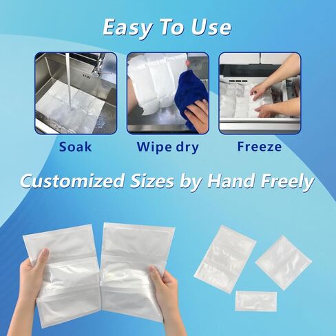 حزم الثلج WE 4Life للشحن والمبردات، وحزم الثلج الجاف لشحن الأطعمة المجمدة، وحزمة الفريزر الباردة القابلة لإعادة الاستخدام لأكياس الغداء، وأوراق حزمة الثلج المرنة، وبطانية الثلج المبردة تحافظ على الطعام الطازج والمشروبات الباردة in Kuwait