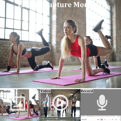 EACTEL 1.3 in Screen Recorder，OTG Function, Motion Detection, Infrared Night Vision, Loop Recording, Automatic Save, 10 Hour Recording,Law Enforcement Investigation, Meeting in Kuwait