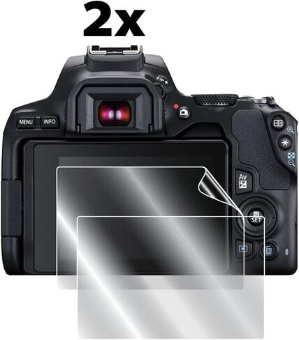 IPG For Canon EOS 250D / Rebel SL3 DSLR Camera Screen Protector (2 Units) Invisible Screen Guard - HD Quality/Self-Healing/Bubble -Free for 250D in Saudi Arabia