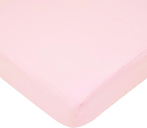 ملاءة سرير صغيرة مصنوعة من القطن الطبيعي بنسبة 100% من تي ال كير، لون أكوا، ناعمة قابلة للتنفس، للأولاد والبنات in Kuwait