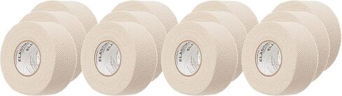 Johnson & Johnson Elastikon Elastic Tape, 1" x 2.5 Yards, (1" x 5 Yards Stretched), Reliable Compression for Support of Sprains, Strains, and Muscle Injuries, Case of 12 Rolls in Saudi Arabia
