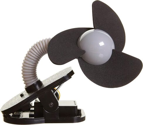 Little Chicks Portable Clip On Baby Stroller Fan, Flexible & Soft Fins in Kuwait
