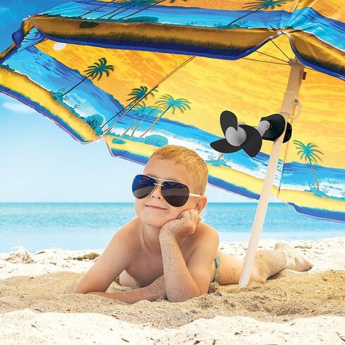 Little Chicks Portable Clip On Baby Stroller Fan, Flexible & Soft Fins in Kuwait