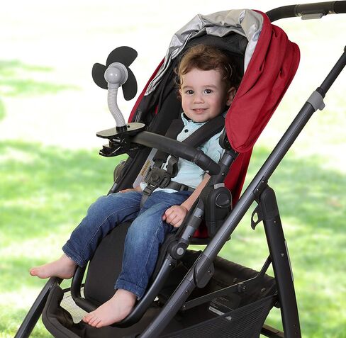 Little Chicks Portable Clip On Baby Stroller Fan, Flexible & Soft Fins in Kuwait