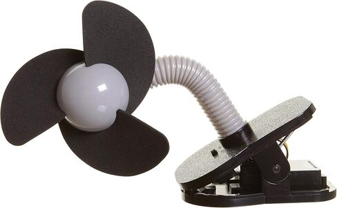 Little Chicks Portable Clip On Baby Stroller Fan, Flexible & Soft Fins in Kuwait