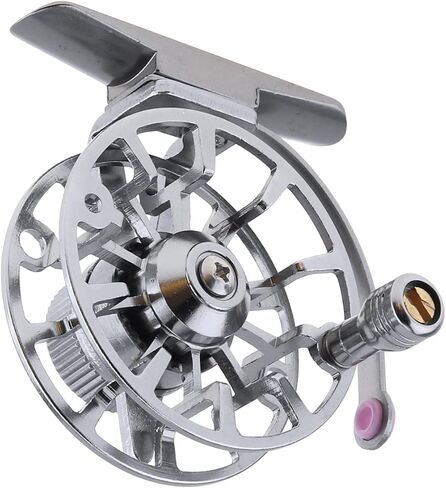 بكرة صيد من كونسكيي فلاي، بكرة صيد صغيرة خفيفة الوزن 5.32 سم، بكرة دوارة من سبائك الألومنيوم لصيد الأسماك في الجليد in Kuwait