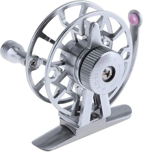 بكرة صيد من كونسكيي فلاي، بكرة صيد صغيرة خفيفة الوزن 5.32 سم، بكرة دوارة من سبائك الألومنيوم لصيد الأسماك في الجليد in Kuwait