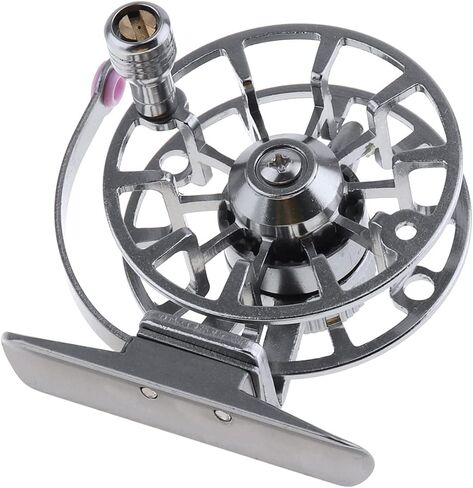 بكرة صيد من كونسكيي فلاي، بكرة صيد صغيرة خفيفة الوزن 5.32 سم، بكرة دوارة من سبائك الألومنيوم لصيد الأسماك في الجليد in Kuwait