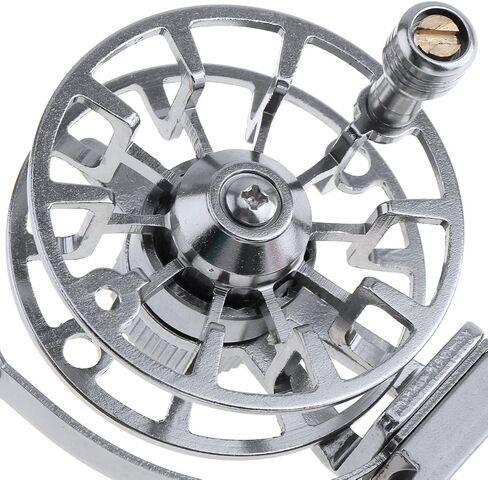 بكرة صيد من كونسكيي فلاي، بكرة صيد صغيرة خفيفة الوزن 5.32 سم، بكرة دوارة من سبائك الألومنيوم لصيد الأسماك في الجليد in Kuwait