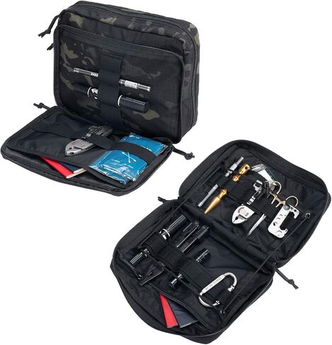 EXCELLENT ELITE SPANKER Tactical Molle Admin Pouch Utility Organizer EDC Medical Bag Utility EDC Tool Pouch with Shoulder Strap Attachment Pouches Waist Bag in Kuwait