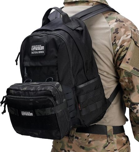 EXCELLENT ELITE SPANKER Tactical Molle Admin Pouch Utility Organizer EDC Medical Bag Utility EDC Tool Pouch with Shoulder Strap Attachment Pouches Waist Bag in Kuwait