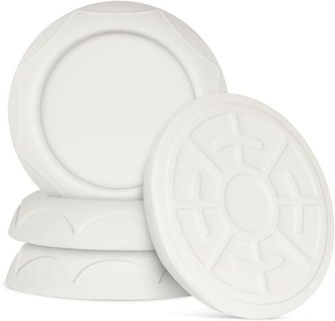 Baby gate Wall Protector Protect Walls from Pet Gates & Dog Gates， for Baby gate for Stairs for Child Pressure Mounted Baby Gate for Stairs Cup Guard White, 4 Pack in Saudi Arabia