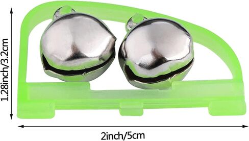HiBD Fishing Bells 20pcs Arched Fish Bells Fishing Rod Alarm in Saudi Arabia