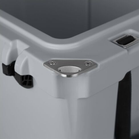 صندوق ثلج Driftsun سعة 45 لترًا، عالي التحمل، مبرد معزول تجاريًا عالي الأداء، أبيض in Kuwait