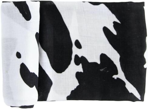 RED ROVR 100% Organic Cotton Muslin Swaddle | Newborn Receiving Blanket | Baby Wrap | Boy, Girl, Unisex | Soft, Lightweight, Breathable | Burping, Nursing | 44" x 44" | Family Farm in Saudi Arabia
