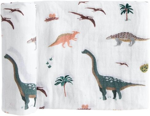 Organic Cotton Muslin Swaddle | Howdy Horse Newborn Blanket - 44x44 Wrap | Soft organic cotton muslin swaddle for newborns, nursing, burping, stroller cover, tummy time, breathable 44 x 44 baby wrap. in Saudi Arabia