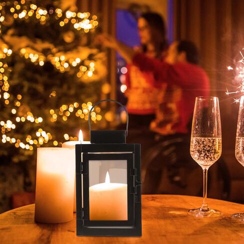 Abaodam Metal Hanging Lantern Garden Lantern for Candle Vintage Style Pillar Candle Holder Halloween Candle Stand Decorative Candle Lantern for Party Indoor Outdoor Decor in Saudi Arabia