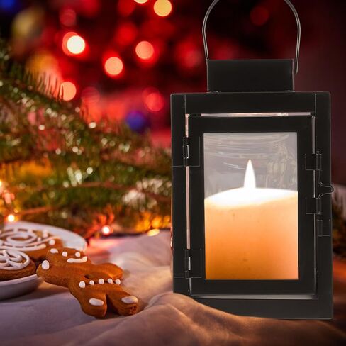 Abaodam Metal Hanging Lantern Garden Lantern for Candle Vintage Style Pillar Candle Holder Halloween Candle Stand Decorative Candle Lantern for Party Indoor Outdoor Decor in Saudi Arabia