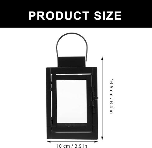 Abaodam Metal Hanging Lantern Garden Lantern for Candle Vintage Style Pillar Candle Holder Halloween Candle Stand Decorative Candle Lantern for Party Indoor Outdoor Decor in Saudi Arabia