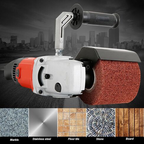 Handheld Burnishing Polishing Machine Surface Conditioning Tool, 1400W High Efficiency Dual Handle Electric Sander Polisher with 3 Polishing Wheels, 6 Gear Adjustable Grinder Machine in Saudi Arabia