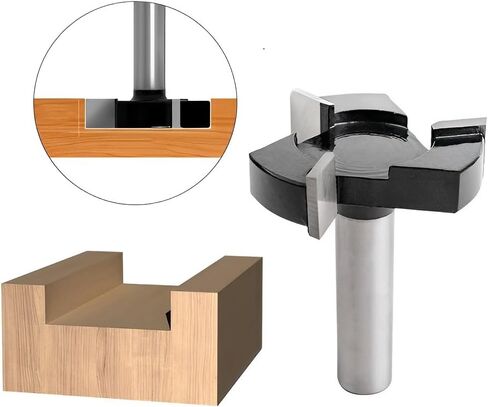 CNC Spoilboard تسطيح راوتر بت 1/2 بوصة عرقوب 2 بوصة قطع بلاطة تسطيح راوتر بت الخشب طحن أدوات النجارة in Kuwait