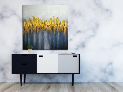 Wieco Art Pure Hand-Painted Paintings on Canvas Abstract Canvas Wall Art for Living Room Bedroom Wall Decor Modern Contemporary Landscape Artwork for Home Decorations in Saudi Arabia
