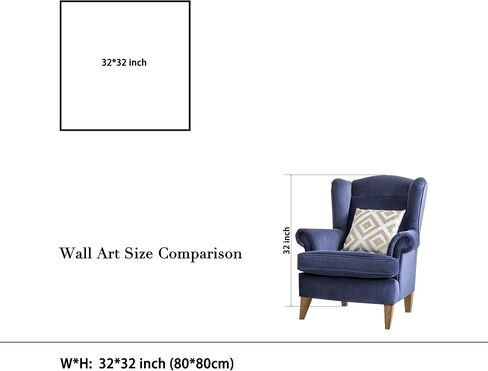 Wieco Art Pure Hand-Painted Paintings on Canvas Abstract Canvas Wall Art for Living Room Bedroom Wall Decor Modern Contemporary Landscape Artwork for Home Decorations in Saudi Arabia