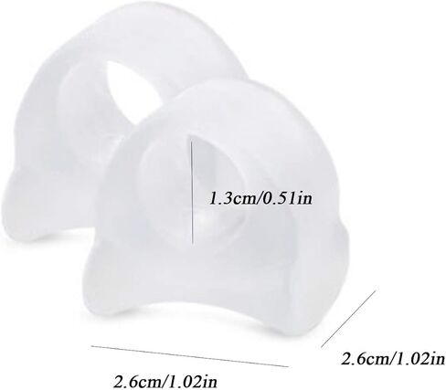 10 قطع من واقيات أصابع القدم وفواصل أصابع القدم، مصحح إبهام القدم، فاصل أصابع القدم الكبيرة لتصحيح إبهام القدم الكبيرة، أصابع متداخلة، أصابع مطرقة - (شفاف) in Kuwait