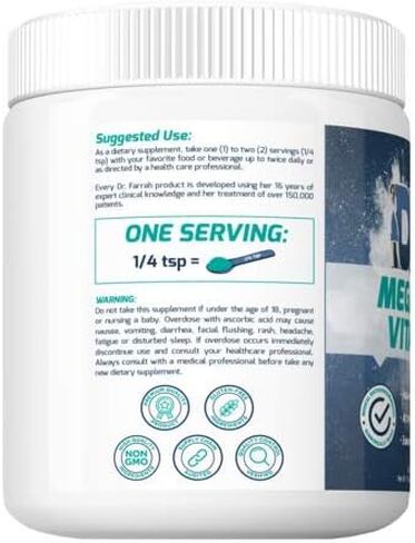 MEGA DOSE C by Dr Farrah, World Renown Medical Doctor in Saudi Arabia