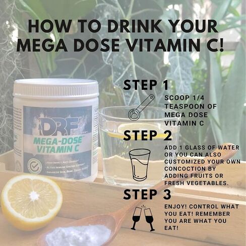 MEGA DOSE C by Dr Farrah, World Renown Medical Doctor in Saudi Arabia