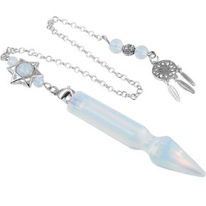 البندول حجر عين النمر على شكل سهم من ياتمينغ للتغطيس العرافة، قلادة كريستالية للشفاء مع سلسلة in Kuwait