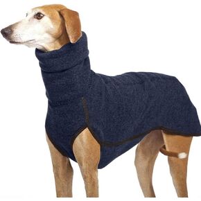 Esobo Fleece Dog Apparel Winter Warm Dog Coat Doggie Turtleneck Cozy Jacket Soft Shirt Vest Stylish Pet Outfits for Small Medium Large Dogs in Kuwait